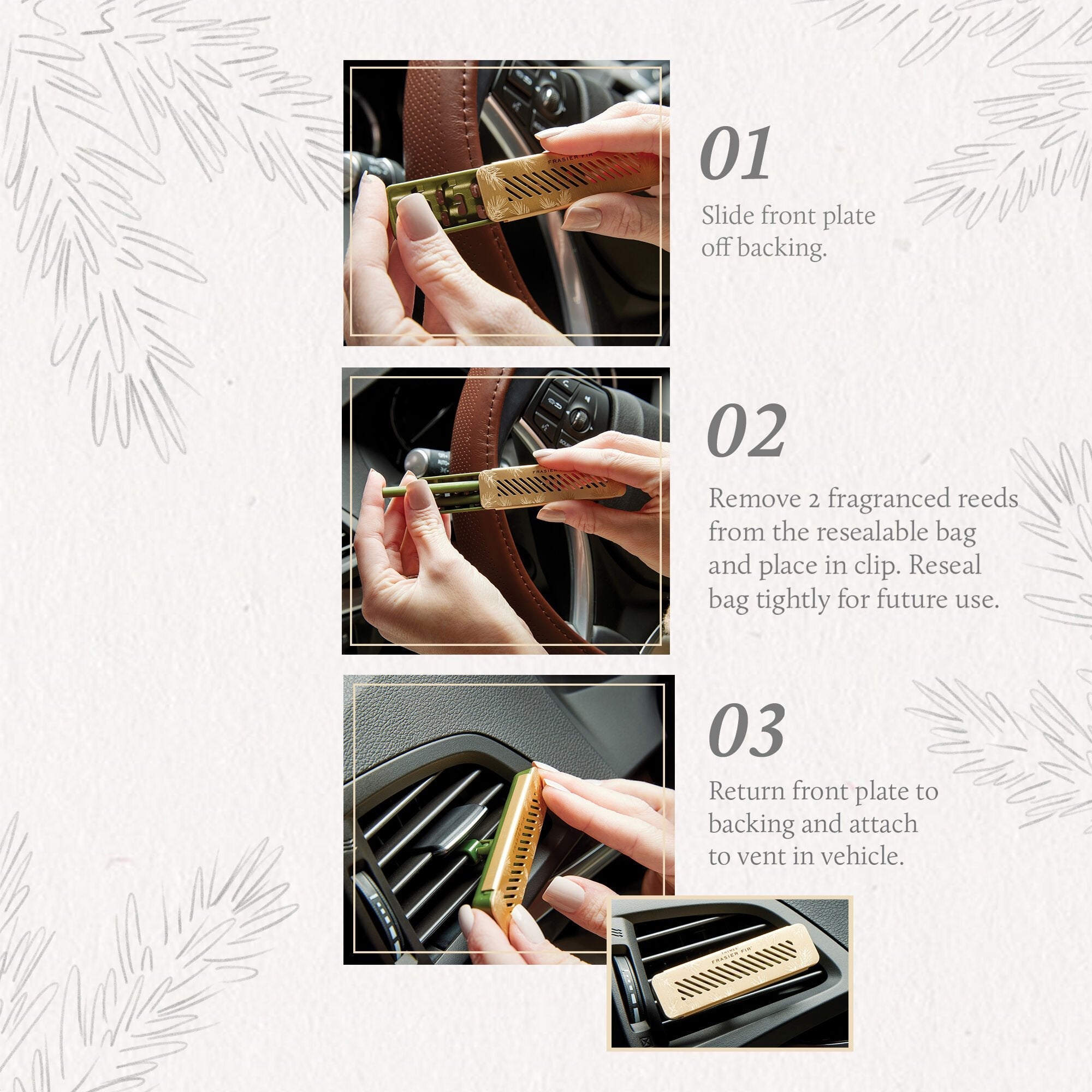 Frasier Fir® Car Diffuser Refill