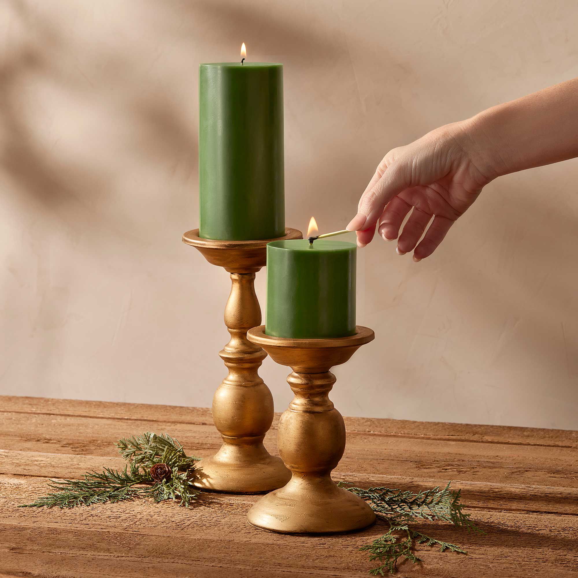 Frasier Fir® Pillar Candle. Small
