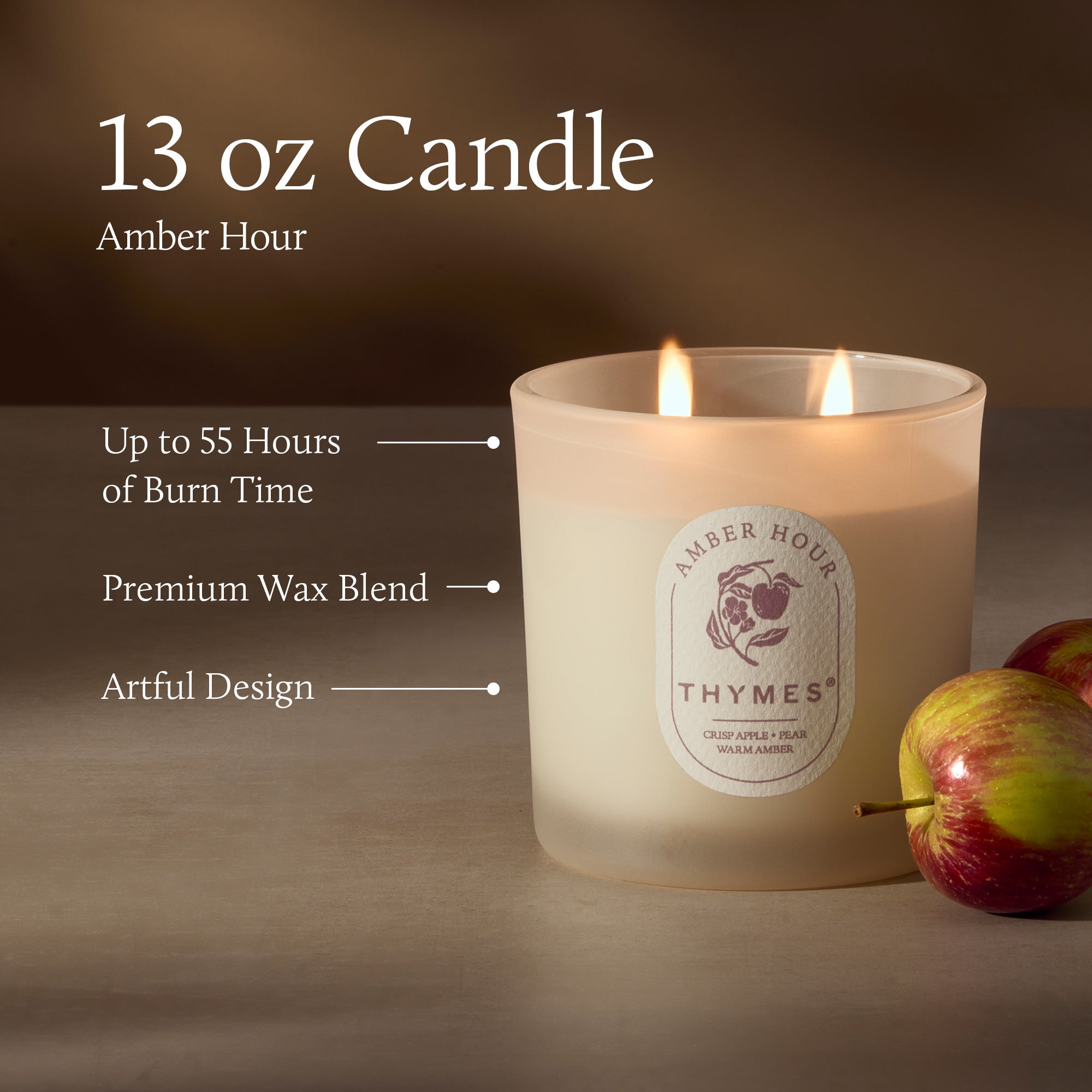 Amber Hour 13 oz 2-Wick Candle