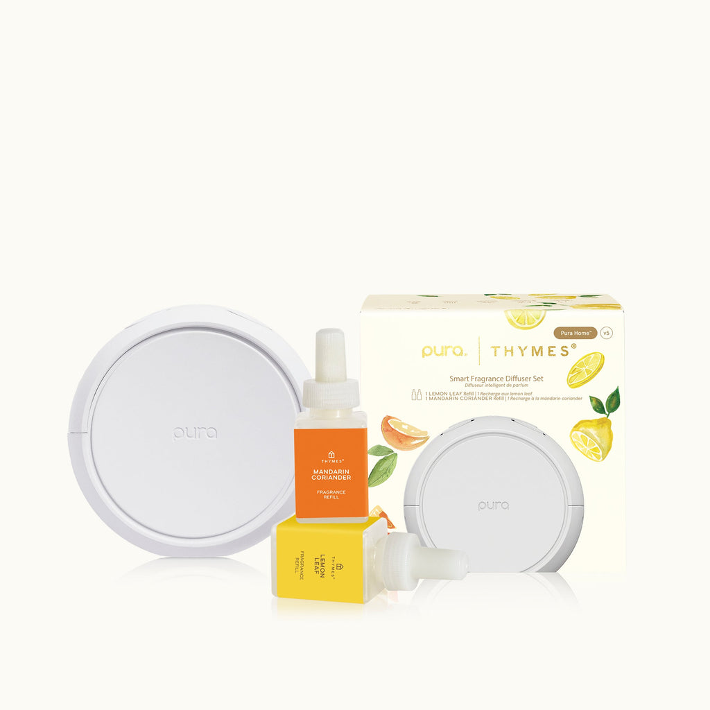 Lemon Leaf & Mandarin Coriander Pura Home™ V5 Diffuser Kit