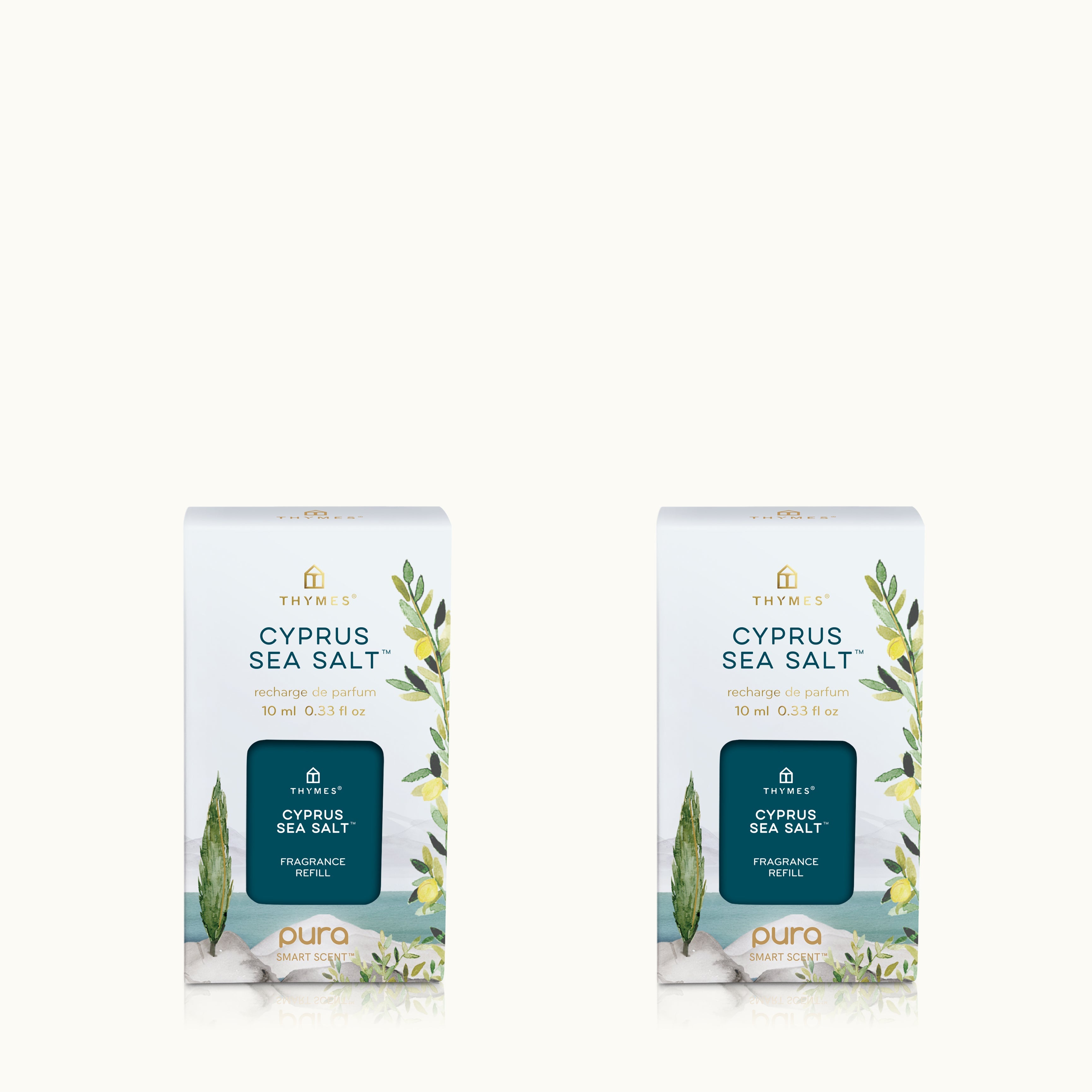 Cyprus Sea Salt Pura® Diffuser Refill. 2-Pack Bundle