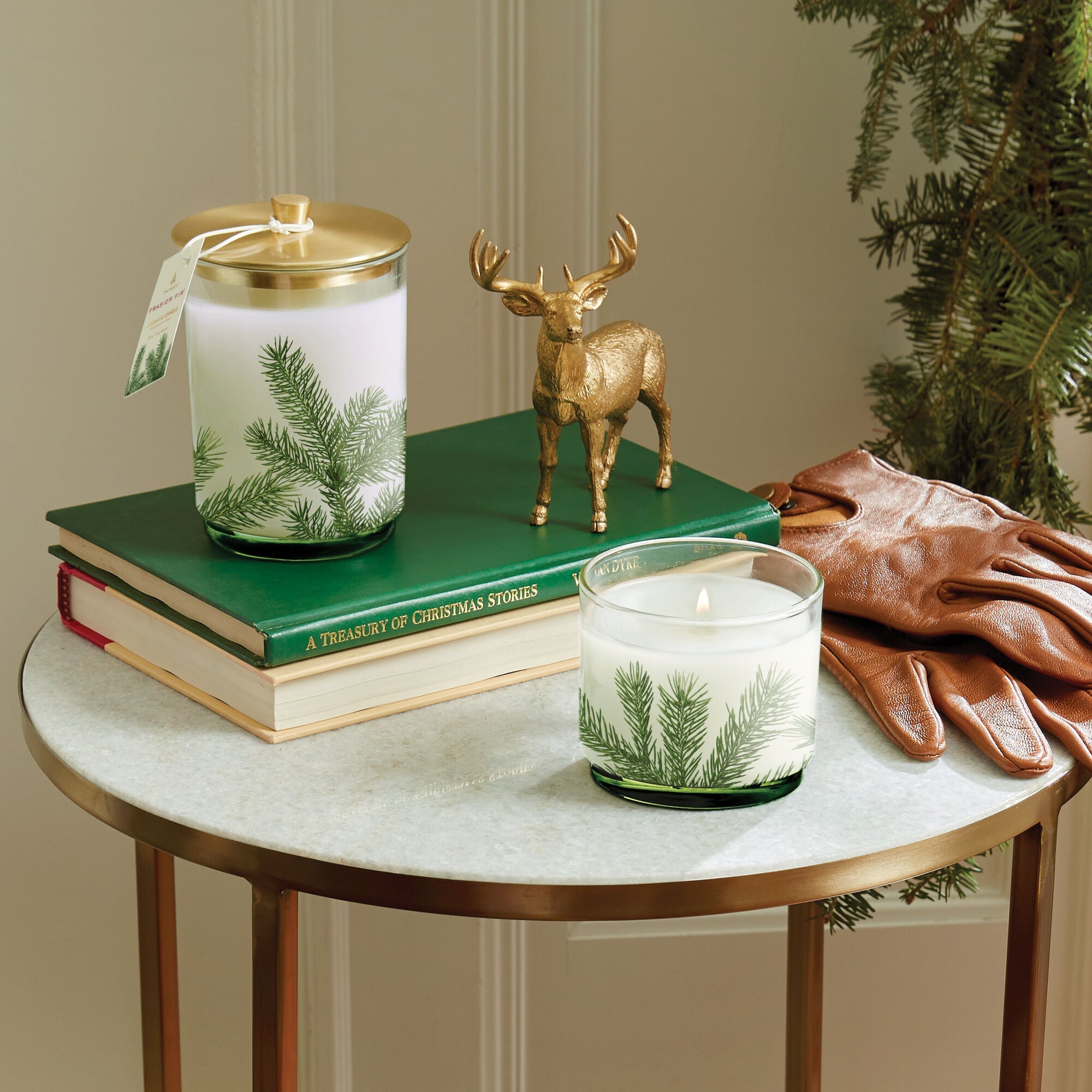 Frasier Fir® Heritage Medium Pine Needle Luminary