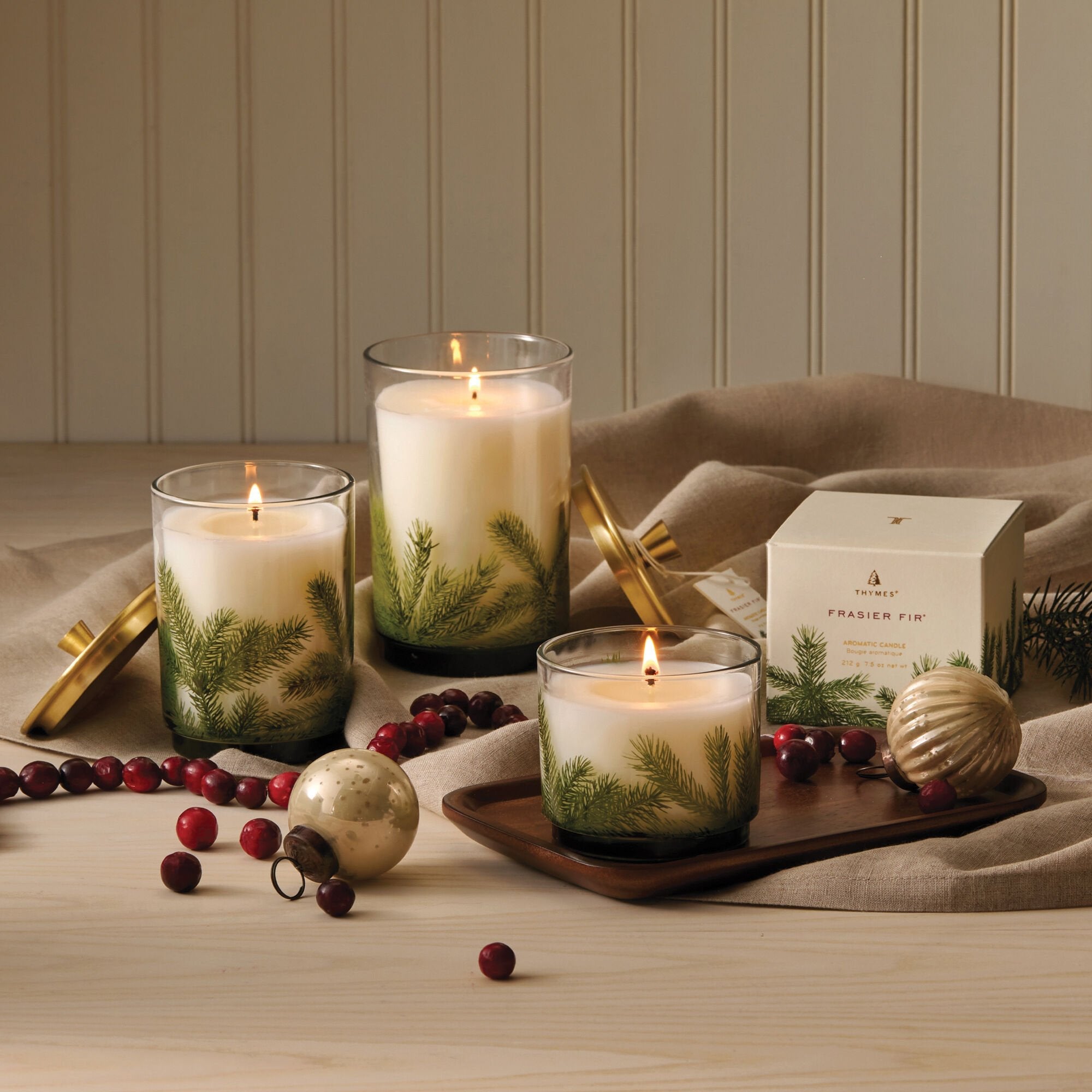 Frasier Fir® Heritage Medium Pine Needle Luminary