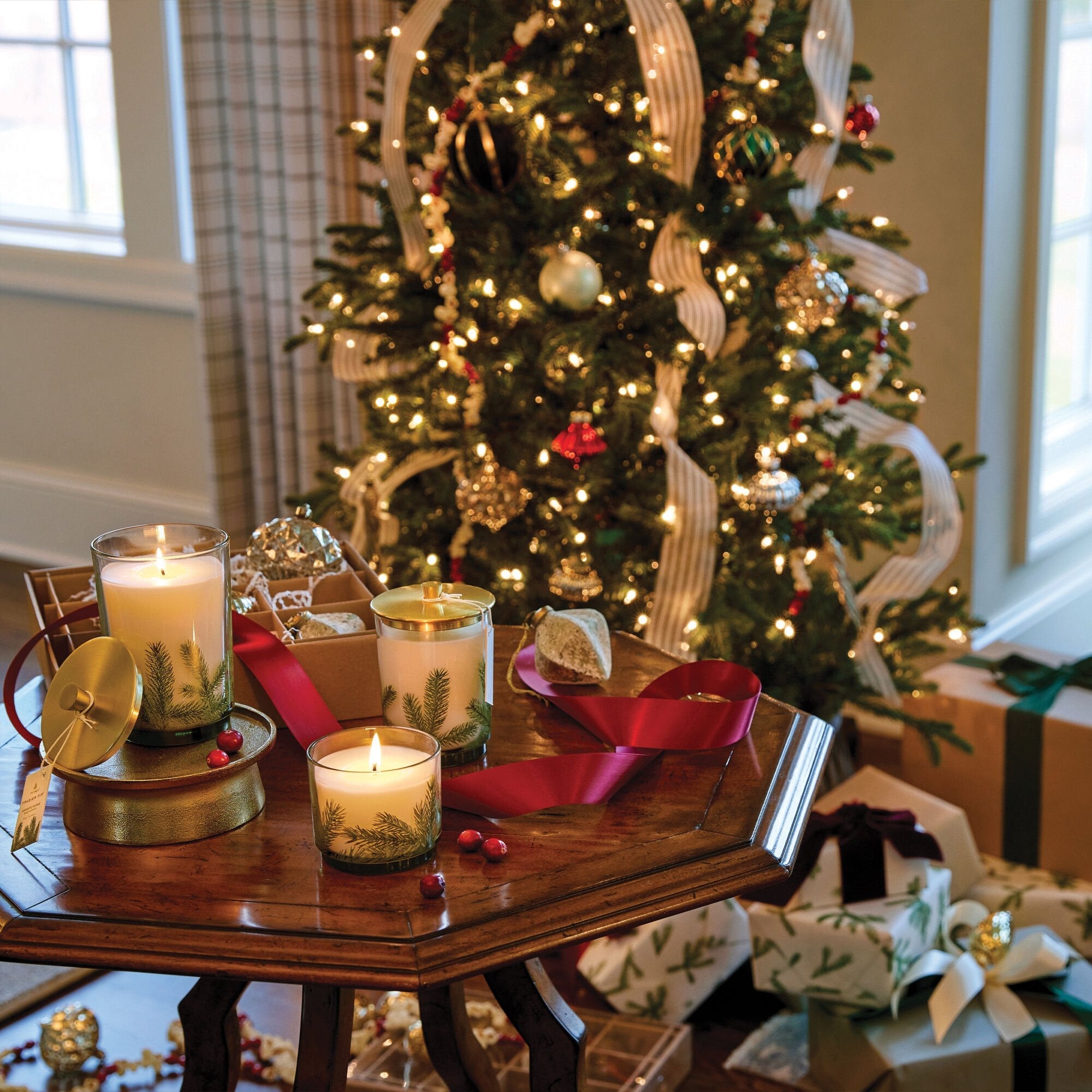 Frasier Fir® Heritage Medium Pine Needle Luminary