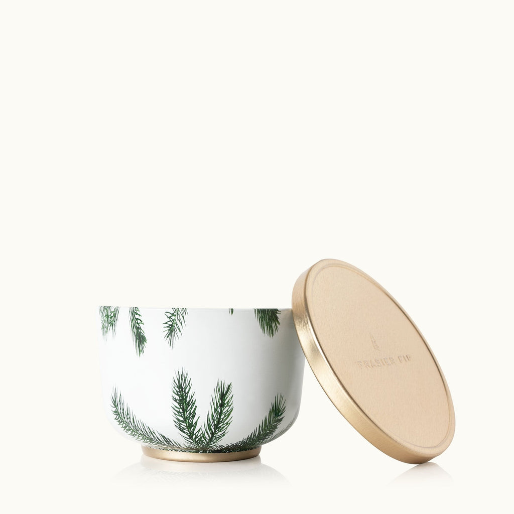 Frasier Fir® Candle Tin with Gold Lid