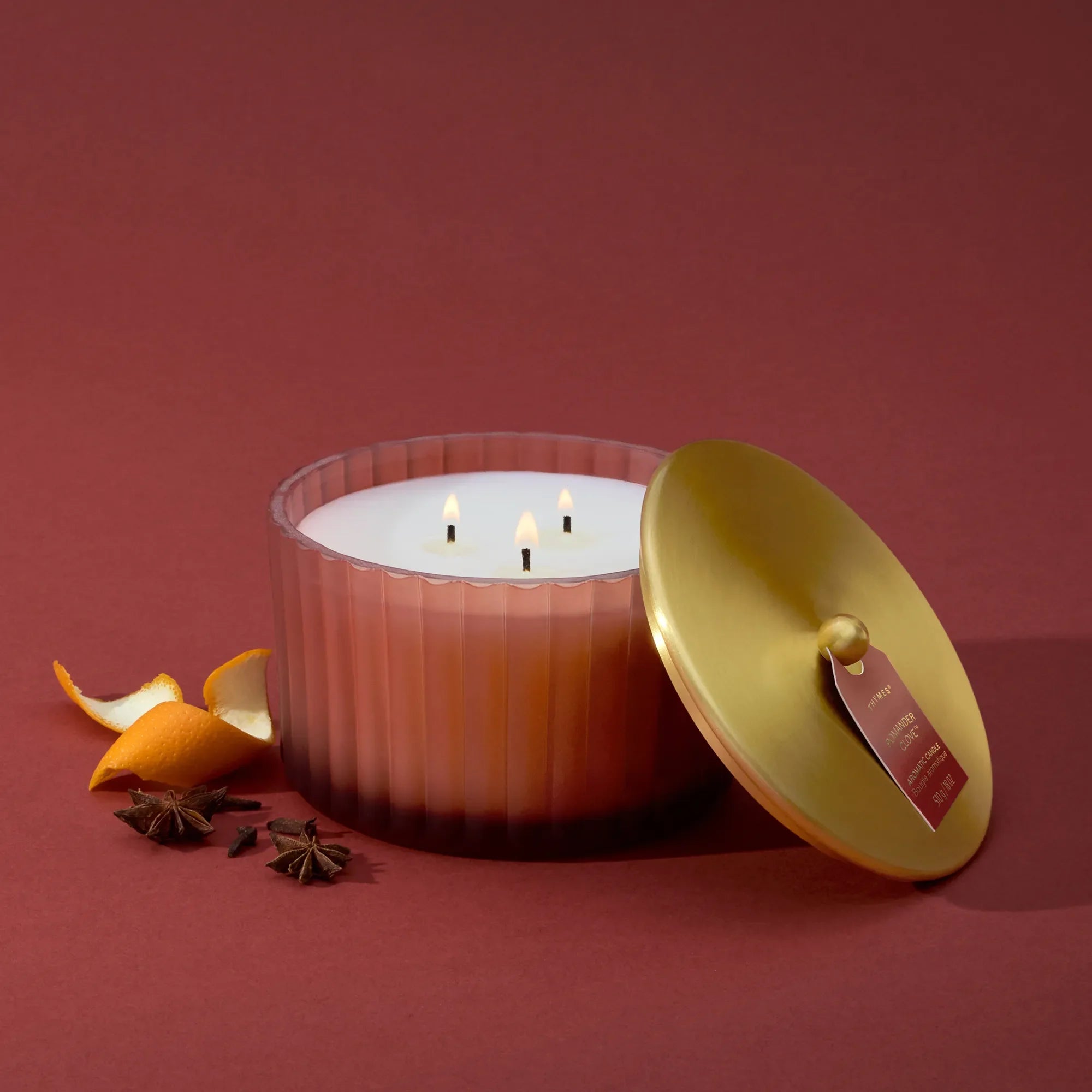 Pomander Clove 3-Wick Statement Candle 