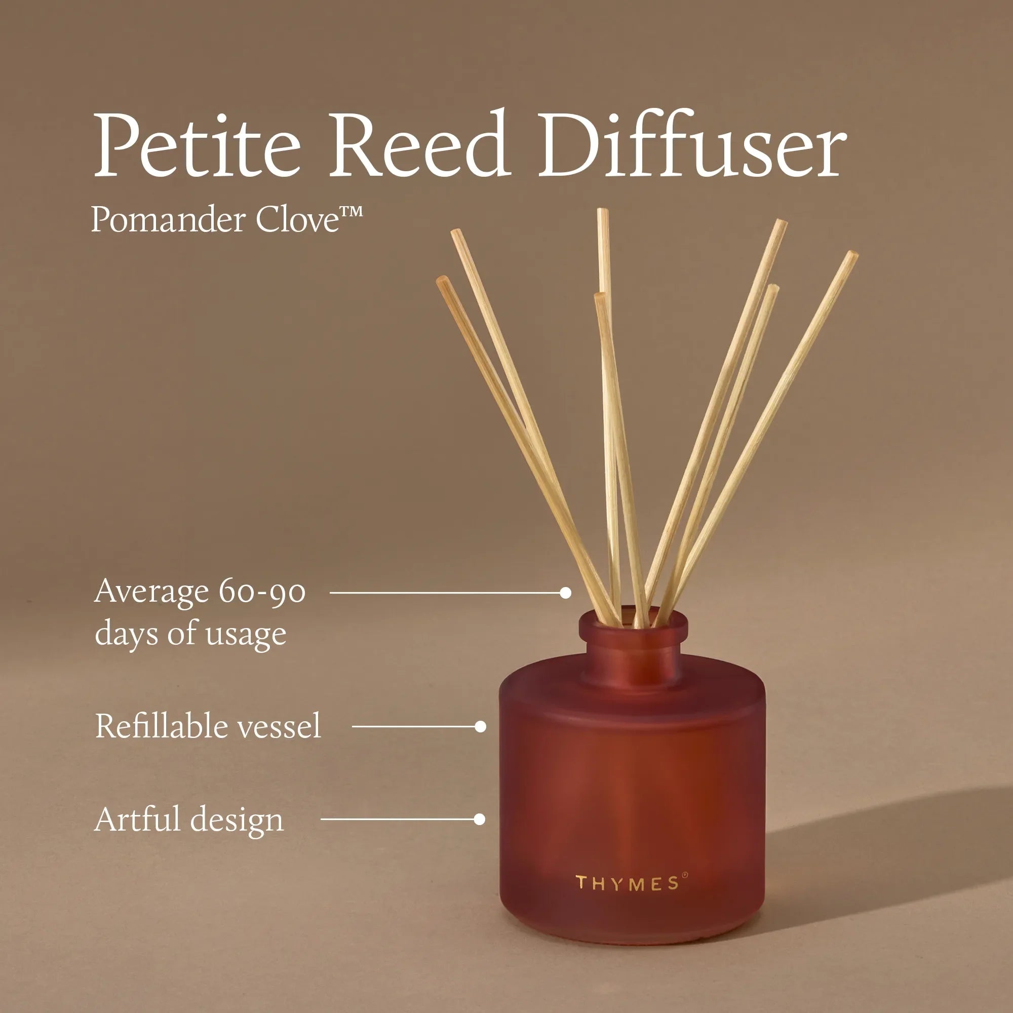 Pomander Clove Petite Reed Diffuser